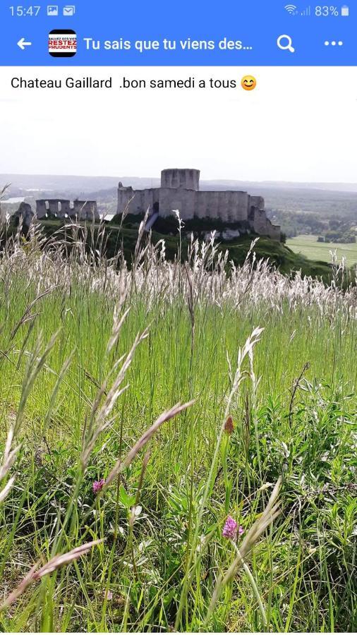 Gite De La Baguelande Les Andelys Exteriör bild